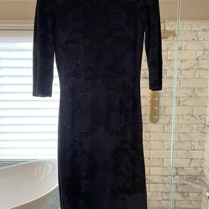 Alexander Wang Blue and Black Dress